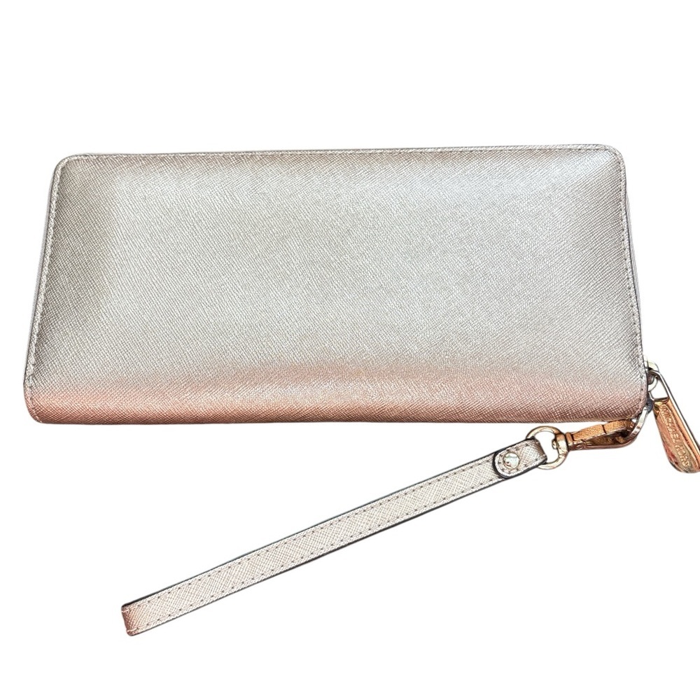Michael Kors Continental Wallet, Metallic Gold, Pre-owned, Good Condition - Picture 2 of 7